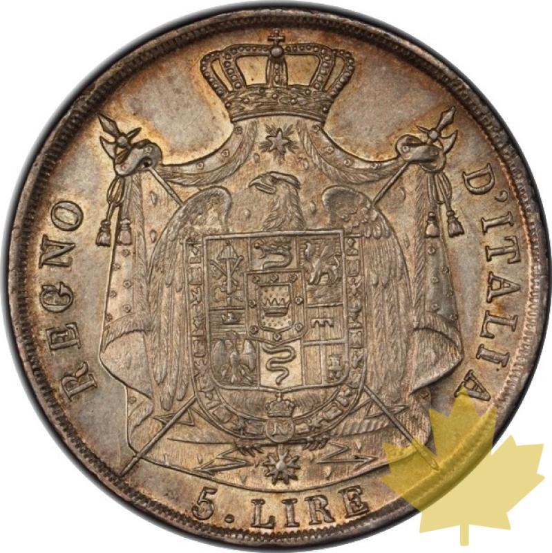 ITALIA-1811-B-5 LIRE-NAPOLEON I-PCGS AU55 - 20240408144245_ITALIE-1811-B-5LIRE-R.jpg