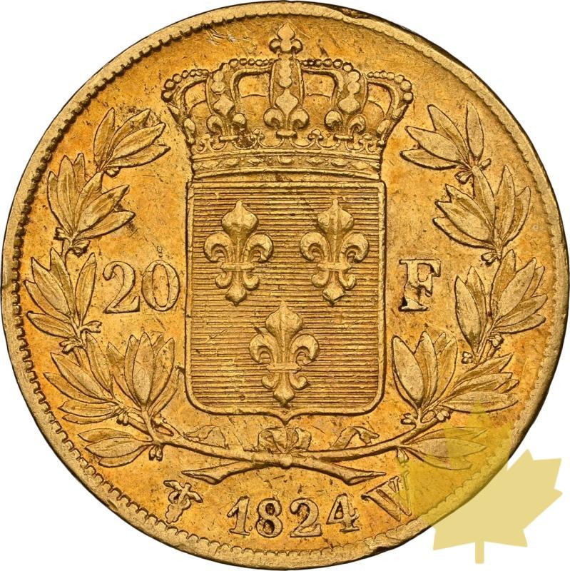 FRANCE-1824-W-20 FRANCS-LOUIS XVIII-NGC AU50 - 20240419150838_FRANCE-1824-W-20FRANCS-r.jpeg