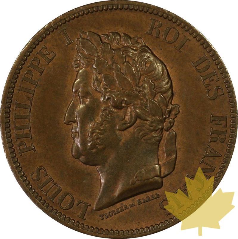 FRANCE-1839-A-10 CENTIMES-LUIGI FILIPPO I-PCGS MS63BN - 20240419165506_FRANCE-1839-A-10CENT-a.jpeg