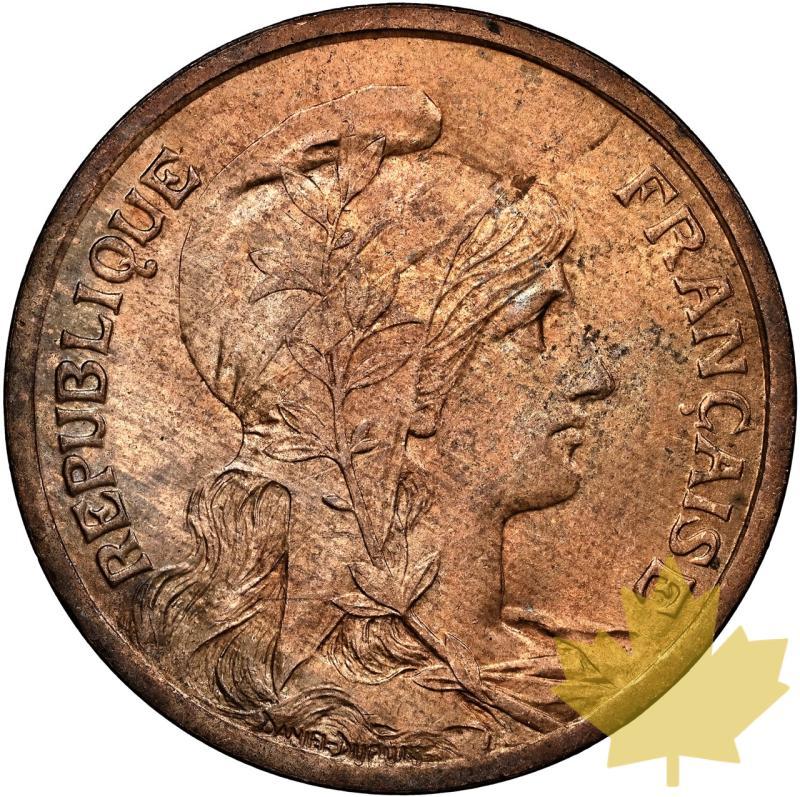 FRANCE-1920-10 CENTIMES-DANIEL DUPUIS-NGC MS65RB - 20240513150228_FRANCE-1920-10CENT-A.jpeg
