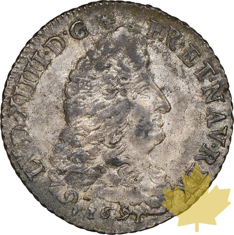 FRANCE-1691 &-1/4 ECU-LOUIS XIV-NGC AU55 - 20240514105755_france-1691-1-4-ecu-A.jpeg