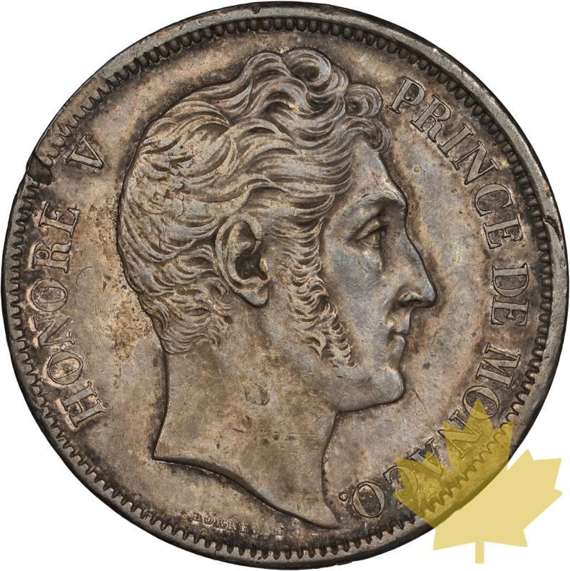 MONACO-1837M-5 FRANCS-HONORE V-NGC AU55 - 20240514110033_MONACO-1837M-5FRANCS-a.jpeg