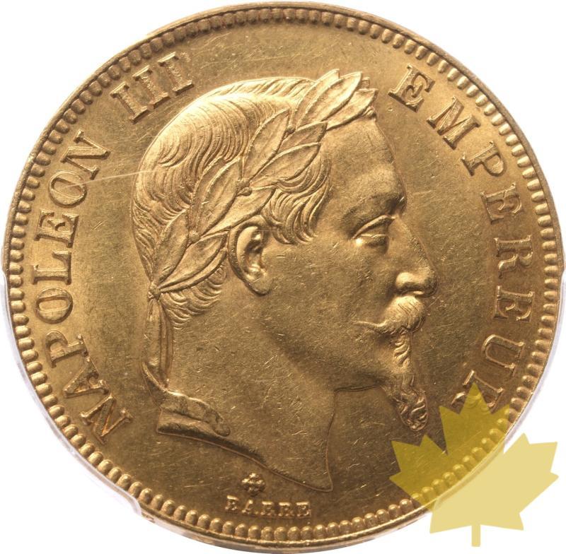 FRANCE-1863 BB-100 FRANCS-NAPOLEON III-PCGS MS62 - 20240626113603_FRANCE-1863-100FR-a.jpeg