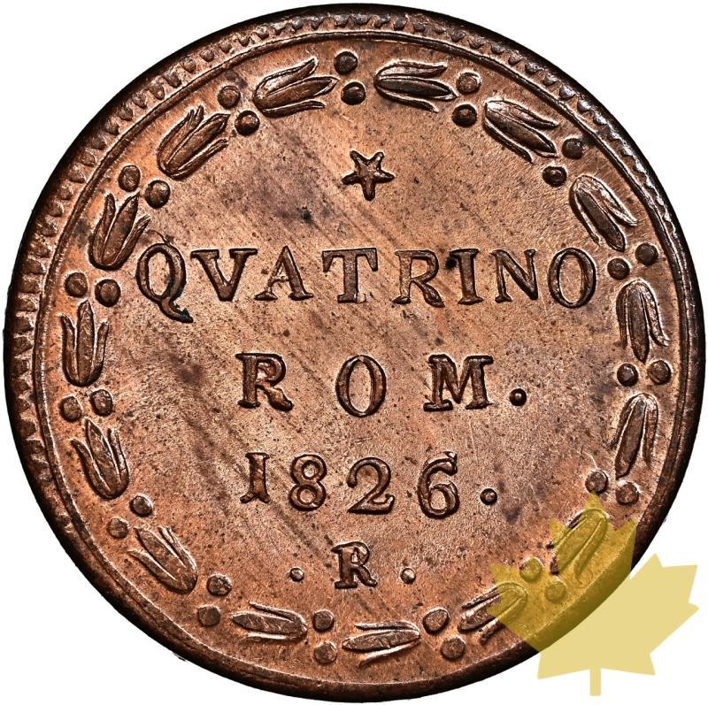 VATICAN-1826-R-QUATTRINO-LEON XII-NGC MS66RB - 20240705101735_ITALIE-1826-R-QUATTRINO-r.jpeg