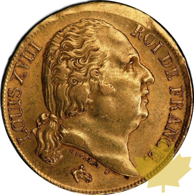 FRANCE-1817-A-20 FRANCS-LOUIS XVIII-PCGS AU58 - 20240705112048_FRANCE-1817-A-20FRANCS-a.jpeg