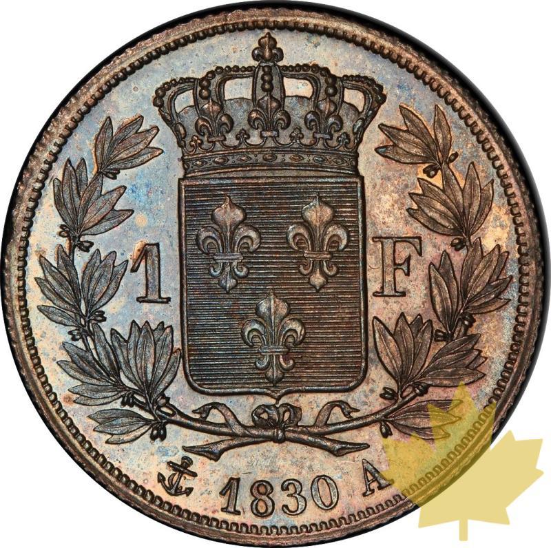 FRANCE-1830-A-1 FRANC-CHARLES X-PCGS SP62 - 20240705112721_FRANCE-1830-A-1FRANC-r.jpeg