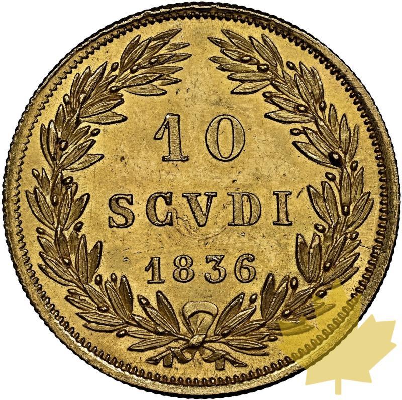 ITALY-1836-R-10 SCUDI-GREGORIUS XVI-NGC MS63+ - 20240705164706_ITALIE-1836-R-10SCUDI-r.jpeg