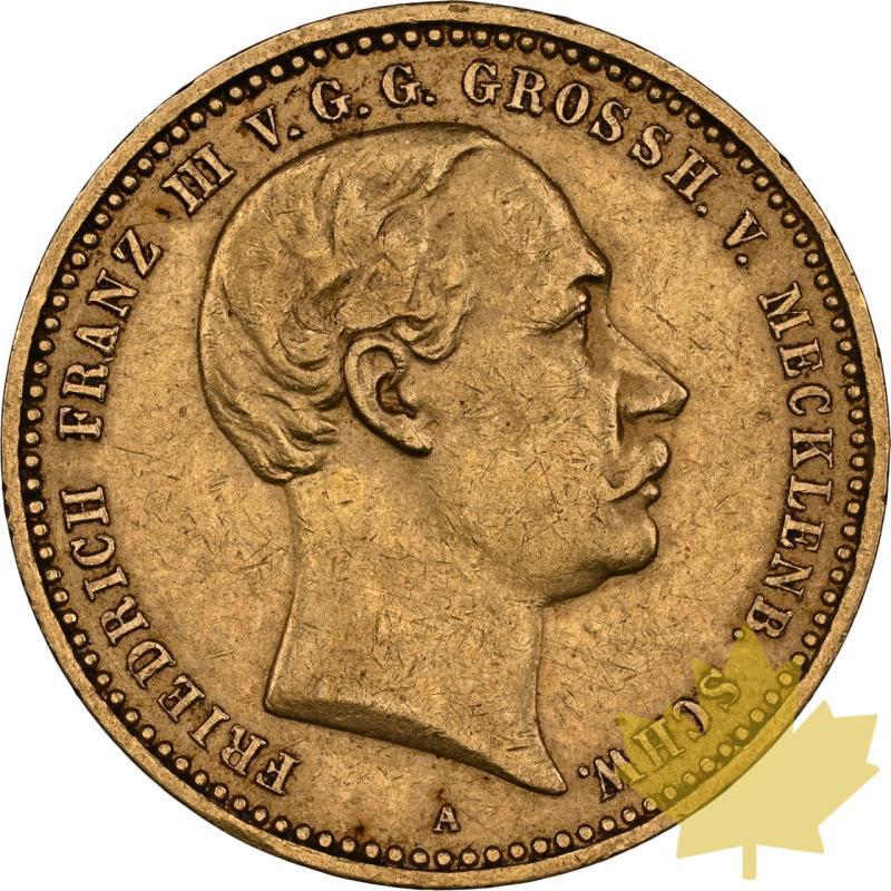 GERMANY-1890-A-10 MARK-FREDERIC FRANCOIS III-NGC AU53 - 20240708102823_ALLEMAGNE-1890-A-10MARK-a.jpeg