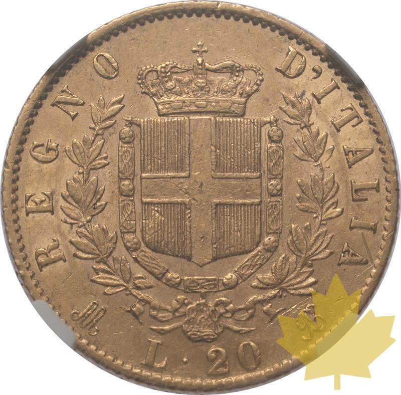 ITALIA-1872-M-20 LIRE-Vittorio Emanuele II-NGC AU53 - 20240708105325_ITALIE-1872-M-20LIRE-r.jpeg