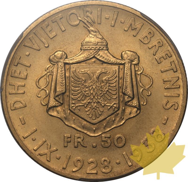 ALBANIE-1938-R-50 FRANGA-ZOG I-PCGS MS63 - 20240708120134_ALBANIE-1938-R-50FR-r.jpeg