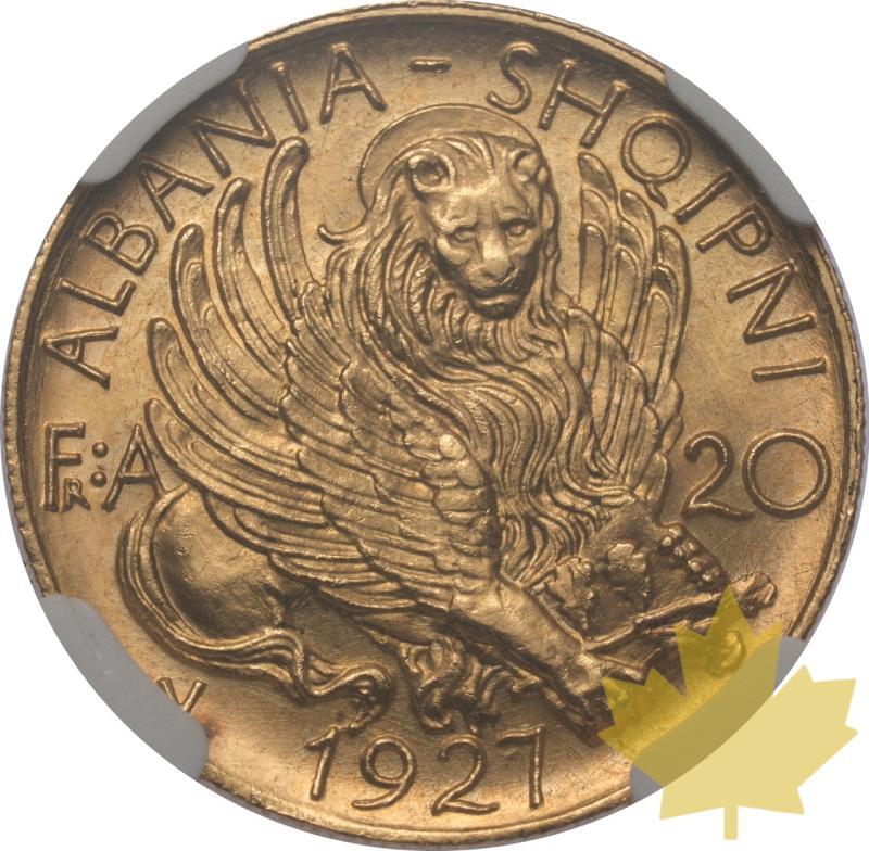 ALBANIE-1927-V-20 FRANGA-NGC MS65 - 20240708144201_ALBANIE-1927-V-20FRANG-r.jpeg