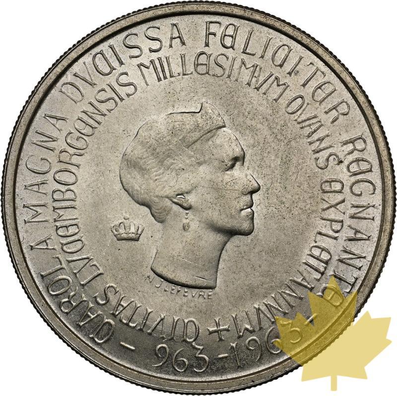 LUXEMBOURG-1963-250 FRANCS-CHARLOTTE-NGC MS66 - 20240827145439_LUXEMBOURG-1963-250FRANCS-a.jpeg