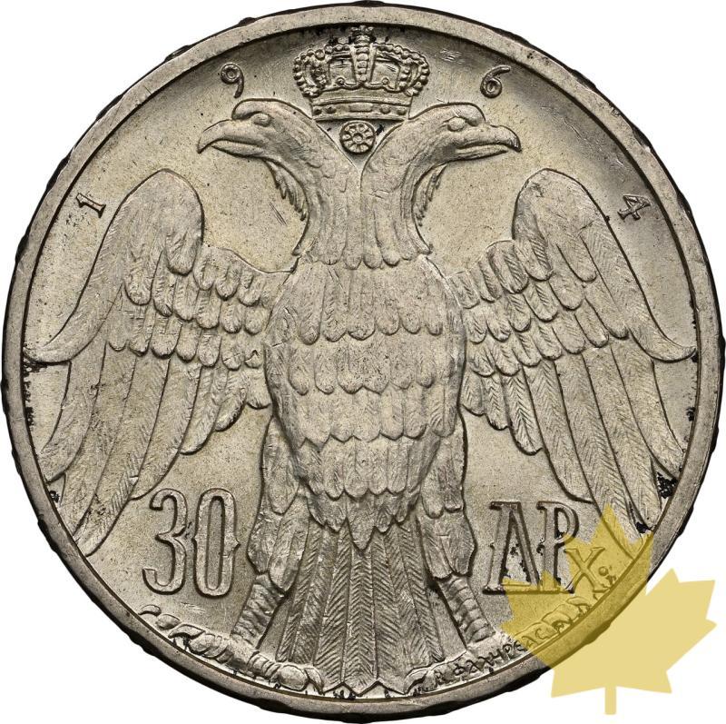 GREECE-1964-30 DRACHMES-CONSTANTINE II-NGC MS64 - 20240827153220_GRECE-1964-30DRACHMES-r.jpeg