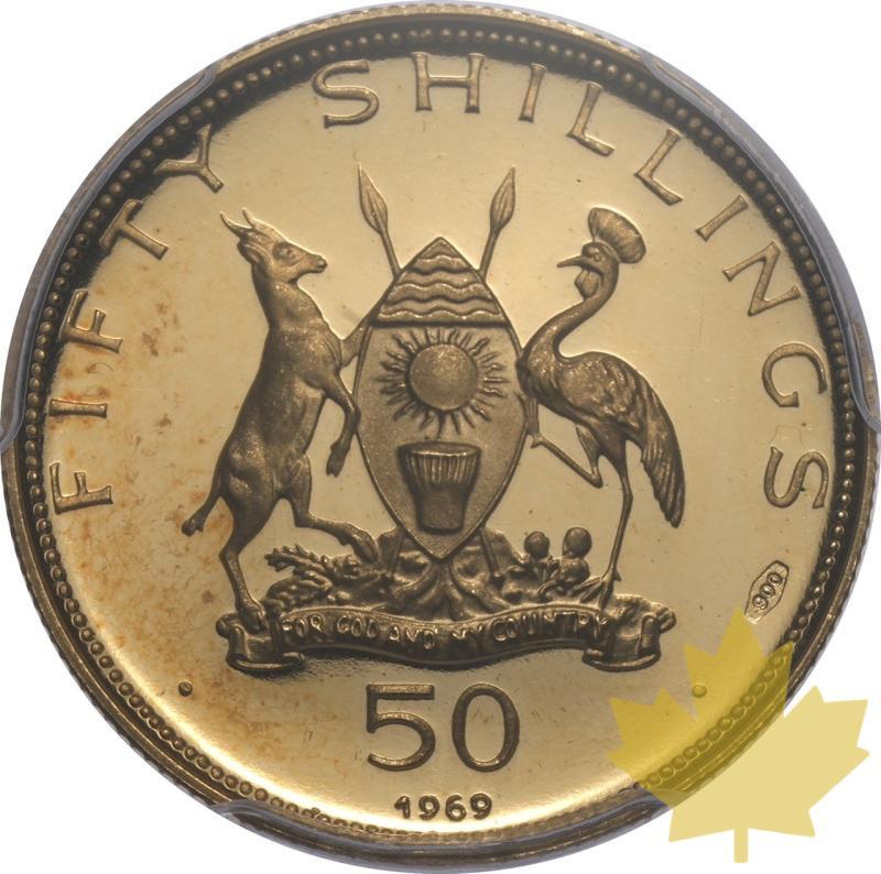 UGANDA-1969-50 SCHILLINGS-PCGS PR67DCAM - 20241010155130_UGANDA-1969-50SCHILL-r.jpeg