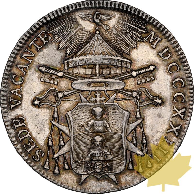 ITALIA-1823-B-MEZZO SCUDO-SEDE VACANTE-NGC AU58 - 20241011154020_ITALIE-1823-B-MEZZOSCUDO-r.jpeg