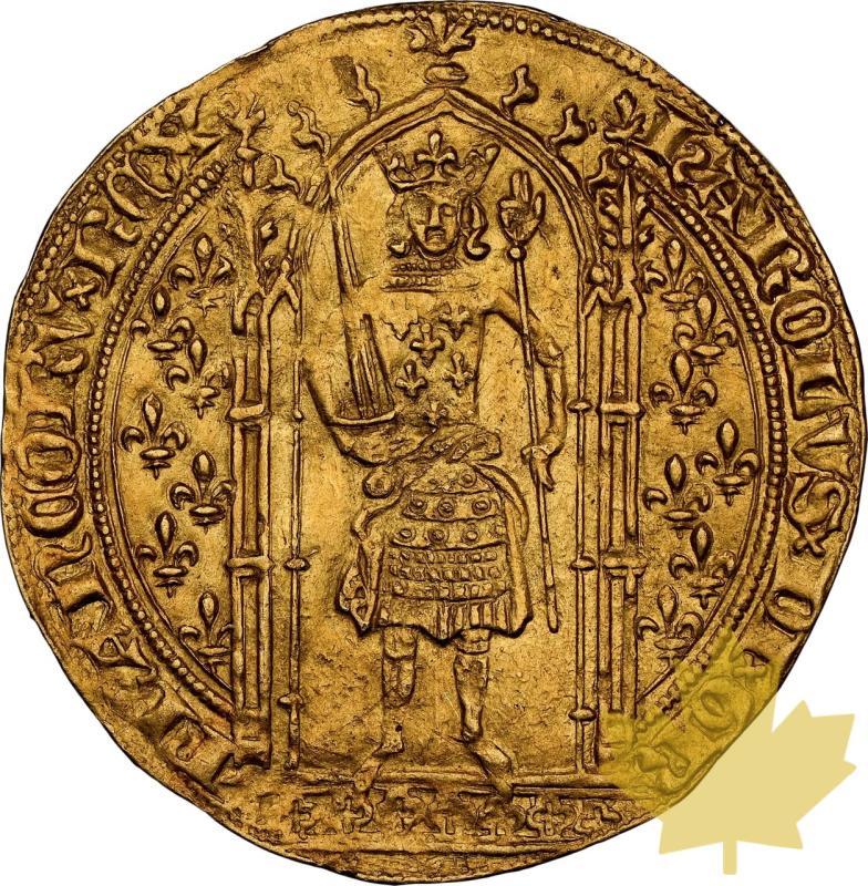 FRANCE-1364-1380-FRANC A PIED-CHARLES V-NGC AU55 - 20241014104349_FRANCE-1364-FRANCAPIED-a.jpeg