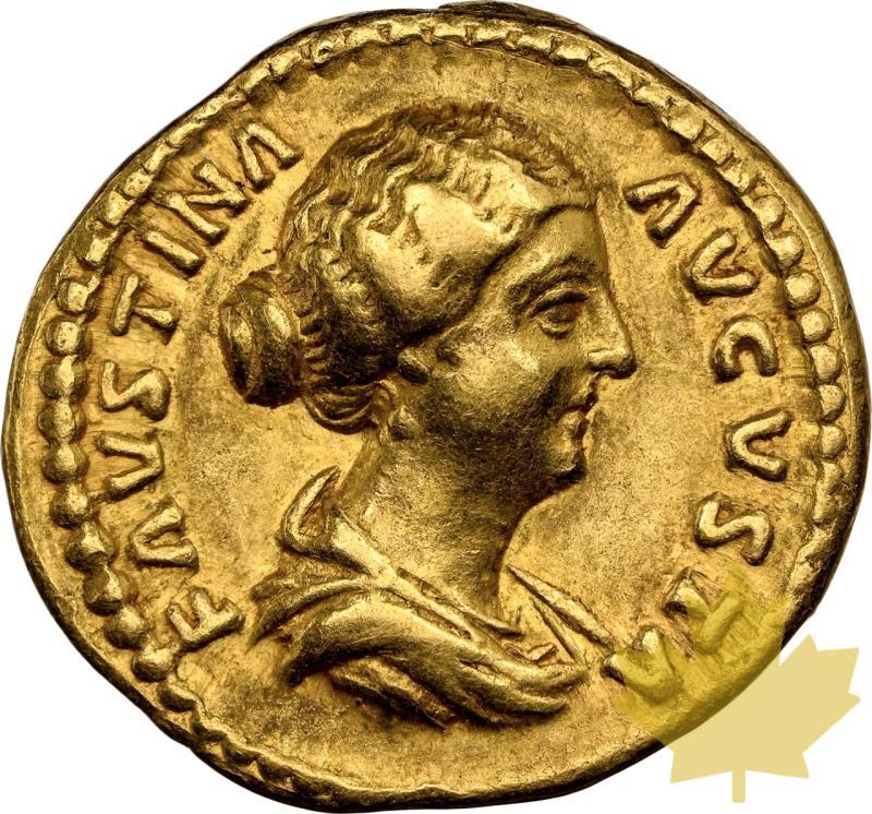 IMPERO ROMANO-147-175 AC-AUREUS-FAUSTINA-NGC CH VF 5/5;3/5 - 20241114161457_MONNAIEROMAINE-AUREUS-a.jpeg