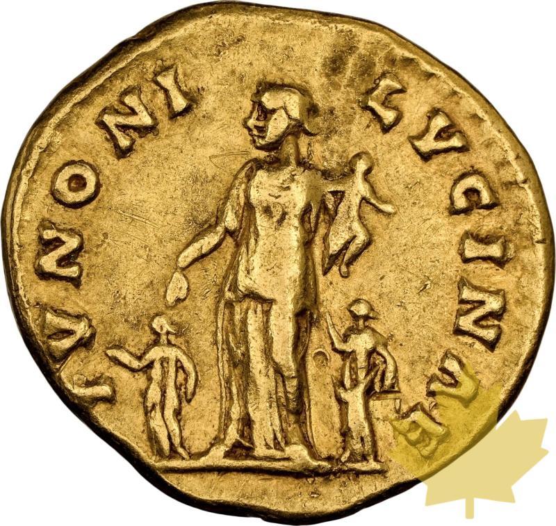 IMPERO ROMANO-147-175 AC-AUREUS-FAUSTINA-NGC CH VF 5/5;3/5 - 20241114161457_MONNAIEROMAINE-AUREUS-r.jpeg