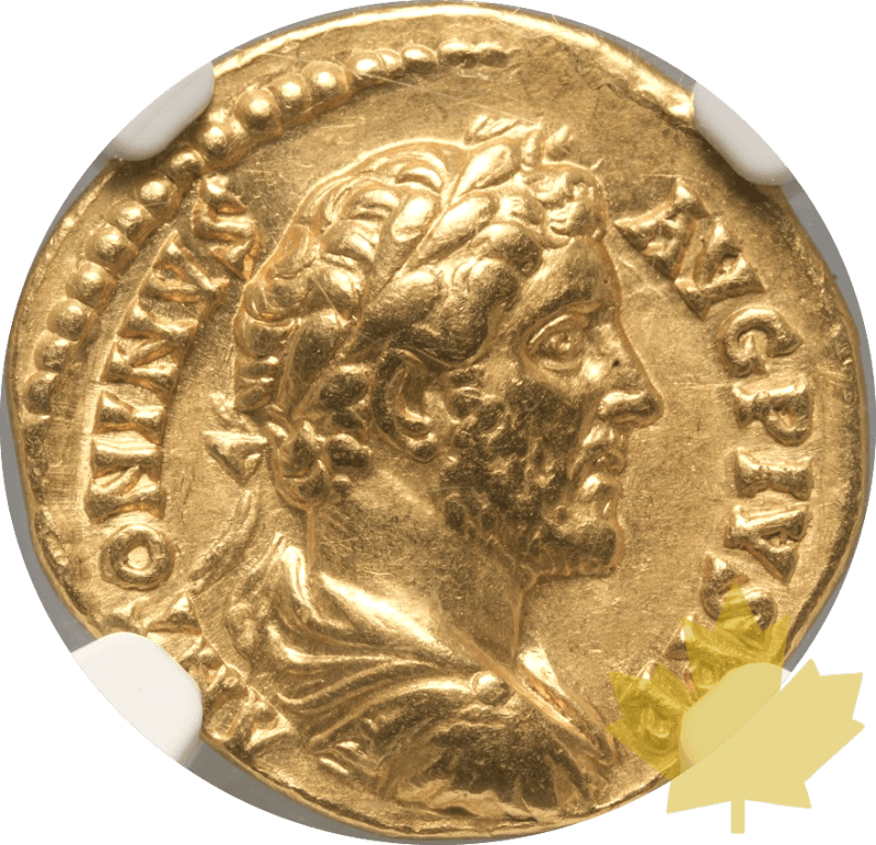 IMPERO ROMANO-138-161 AC-AUREUS-ANTONINUS-NGC XF 5/5;4/5 - 20241115131235_EMPROM-138-161-AUREUS-a.png
