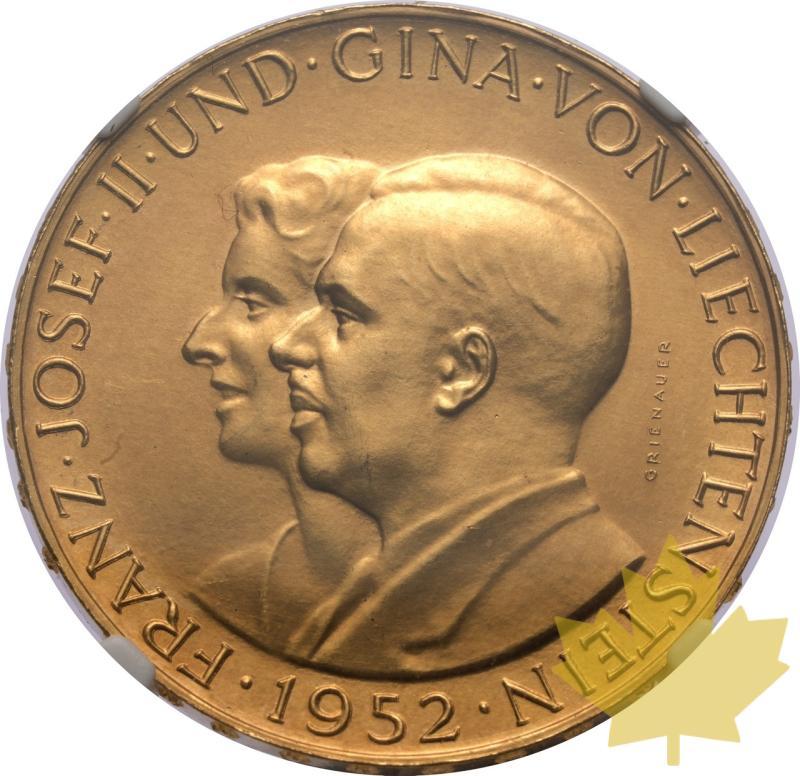 LIECHTENSTEIN-1952-100 FRANKEN-FRANCOIS JOSEPH II-NGC MS64 - 20241205132141_LIECHTENSTEIN-1952-100FRAN-a.jpeg