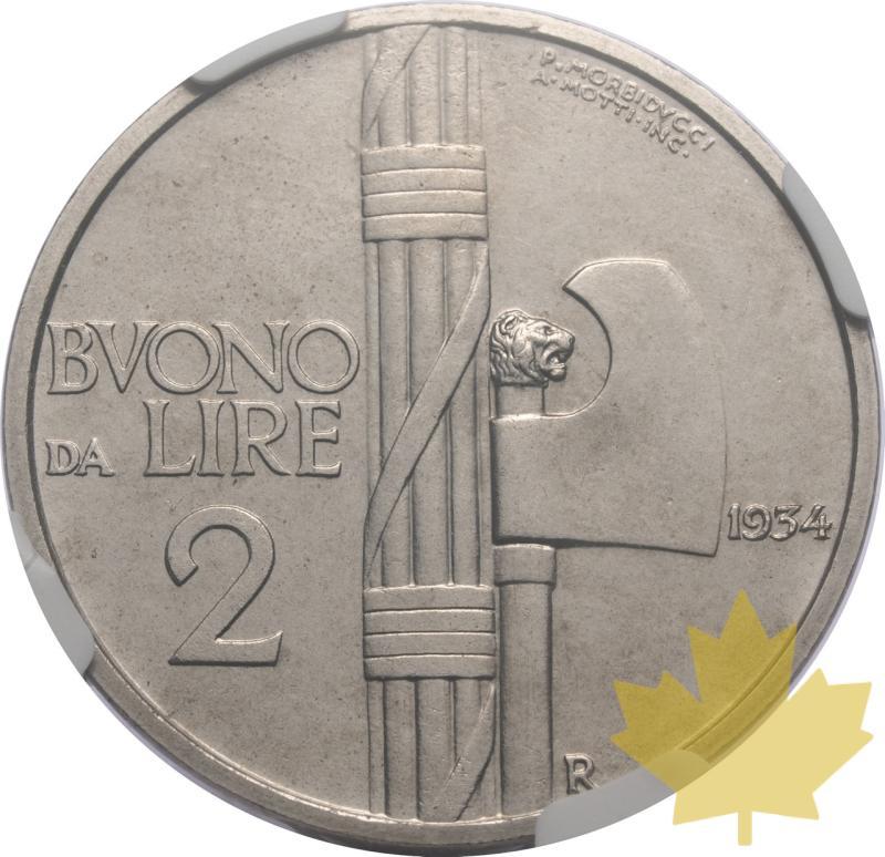 ITALIA-1934R-2 LIRE-VITTORIO EMANUELE III-NGC MS65 - 20241205134245_ITALIE-1934R-2LIRE-VICTOR-r.jpeg