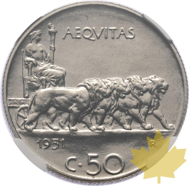 ITALIA-1931R-50 CENTESIMI-VITTORIO EMANUELE III-NGC MS67 - 20241205143959_ITALIE-1931R-50CENTESIMI-r.jpeg