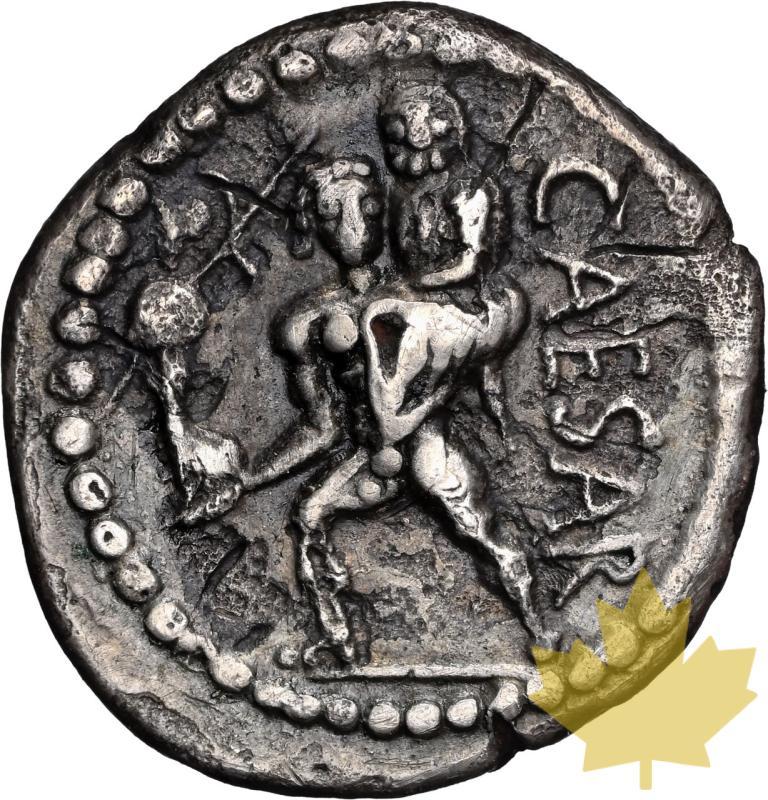 ROMAN IMPERATORIA-44 BC-DENARIUS-JULIUS CAESAR-NGC CH VF 5/5;1/5 - 20250113134758_ROMAN-44BC-DENARIUS-r.jpeg