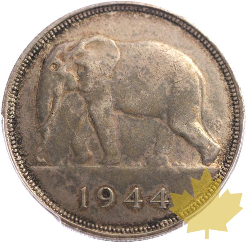 BELGIAN CONGO-1944-50 FRANCS-LEOPOLDO III-PCGS AU55 - 20250114093633_BELGIANCONGO-1944-50FRANCS-a.jpeg