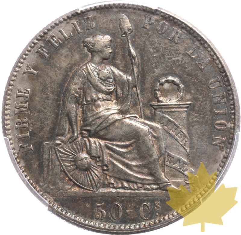 PERU-1858-MB-50 CENTIMOS-PCGS AU58 - 20250114110628_PERU-1858-MB-50CENT-a.jpeg