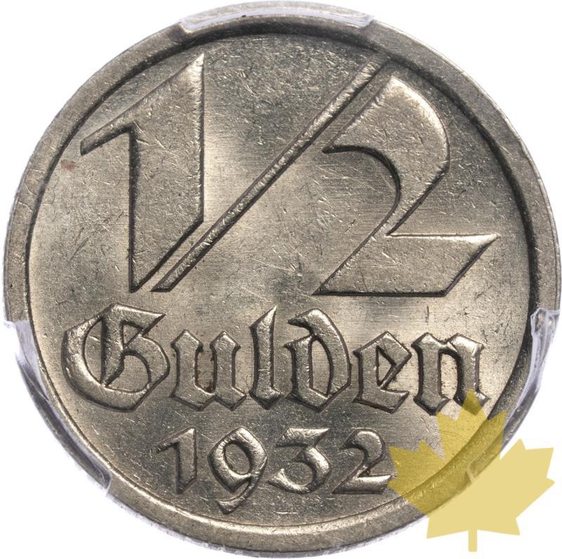 GERMANIA-1932-1/2 GULDEN Danzig -PCGS AU 58 - 20250114135402_ALLEMAGNE-1932-12GULDEN-r.jpeg