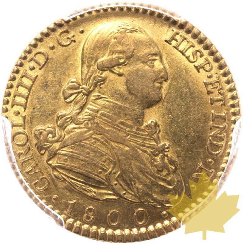 SPAGNA-1800-M-MR-2 ESCUDOS-CARLOS IV-PCGS AU55 - 20250114140011_SPAIN-1800-M-MR-2ESCUDOS-A.jpeg