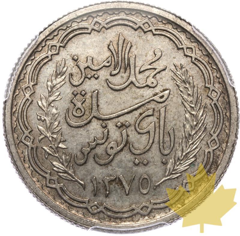 TUNISIA-1955-10 FRANCS-Muhammad VIII-PCGS MS62 - 20250114141549_TUNISIE-1955-10FRANCS-a.jpeg