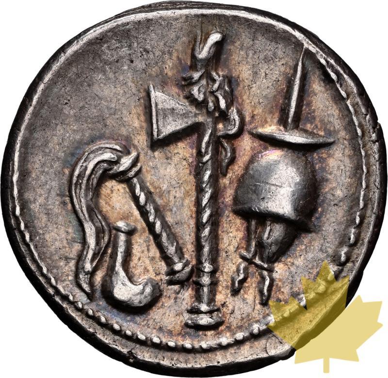 ROMANO IMPER-44 BC-DENARIUS-JULIUS CAESAR-NGC CH XF 5/5;5/5 - 20250218084620_ROMAN-44BC-DENARIUS-r.jpeg