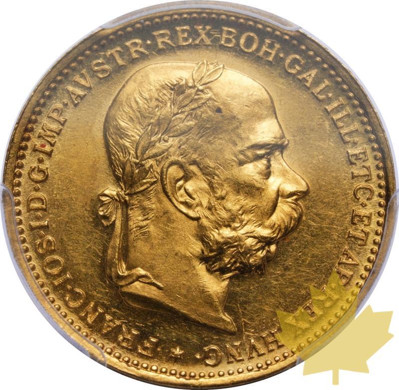 AUSTRIA-1892-20 CORONA-FRANCIS JOSEPH I-PCGS MS62 - 20250218090855_AUSTRIA-1892-20CORONA-a.jpeg