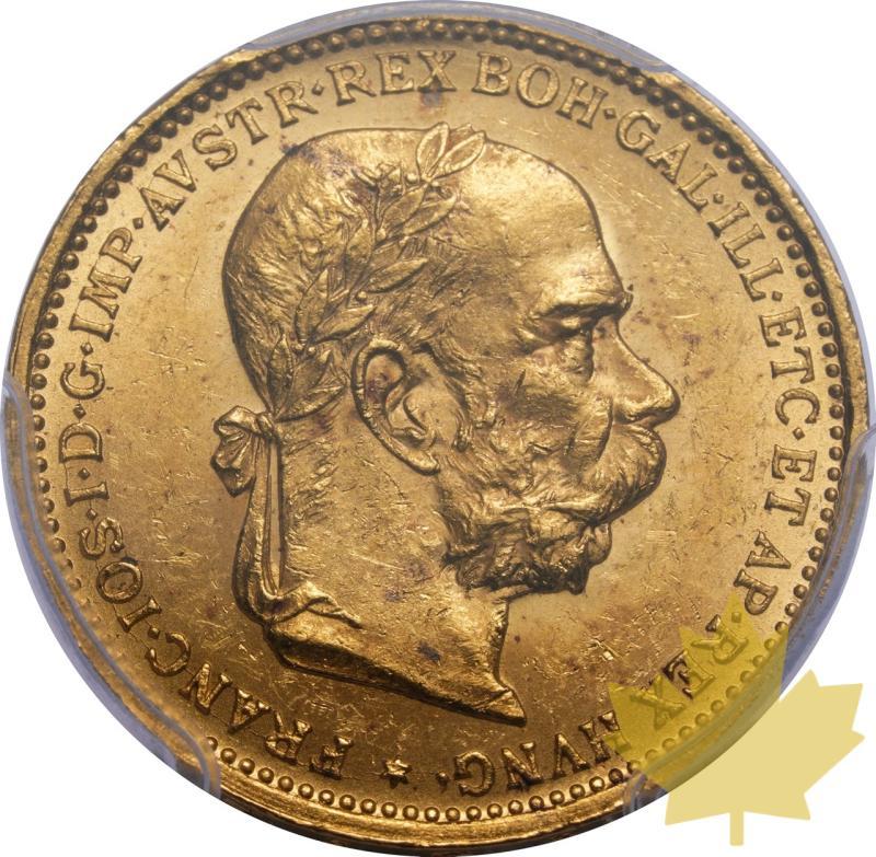 AUTRICHE-1893-20 CORONA-FRANCIS JOSEPH I-PCGS MS61 - 20250218091244_AUSTRIA-1893-20CORONA-a.jpeg