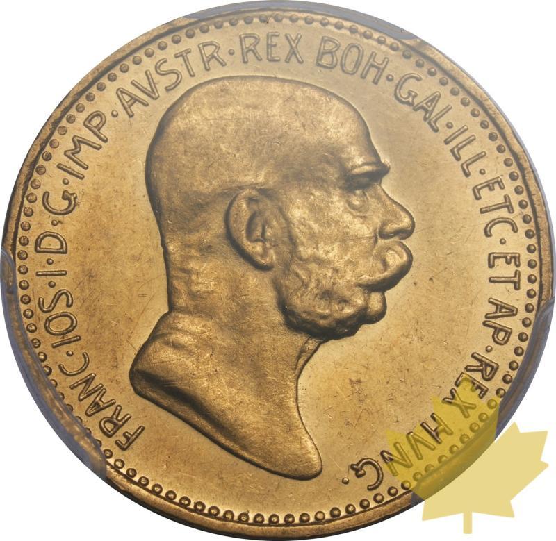 AUSTRIA-1909-10 CORONA-FRANCIS JOSEPH I-PCGS MS62 - 20250218103029_AUSTRIA-1909-10CORONA-a.jpeg