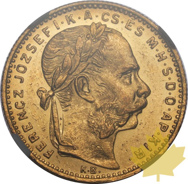 UNGHERIA-1886-KB-20 FRANCS-FRANCIS JOSEPH I-NGC MS62 - 20250218131136_HUNGARY-1886-KB-20FRANCS-a.jpeg