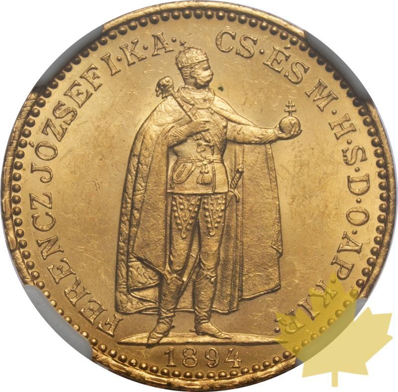 HUNGARY-1894-KB-20 KORONA-FRANCIS JOSEPH I-NGC MS62 - 20250218133512_HUNGARY-1894-KB-20KORONA-a.jpeg