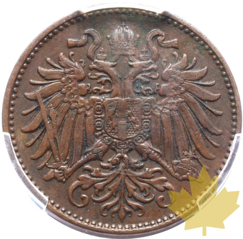 AUSTRIA-1892-2 HELLER-FRANCIS JOSEPH I-PCGS AU50 - 20250218135803_AUSTRIA-1892-2HELLER-a.jpeg
