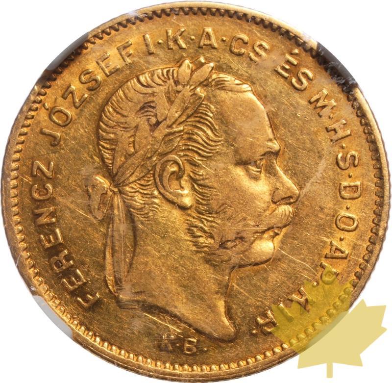 HUNGARY-1870-KB-10 FRANCS-FRANCIS JOSEPH I-NGC XF40 - 20250220083159_HUNGARY-1870-KB-10FRANCS-a.jpeg