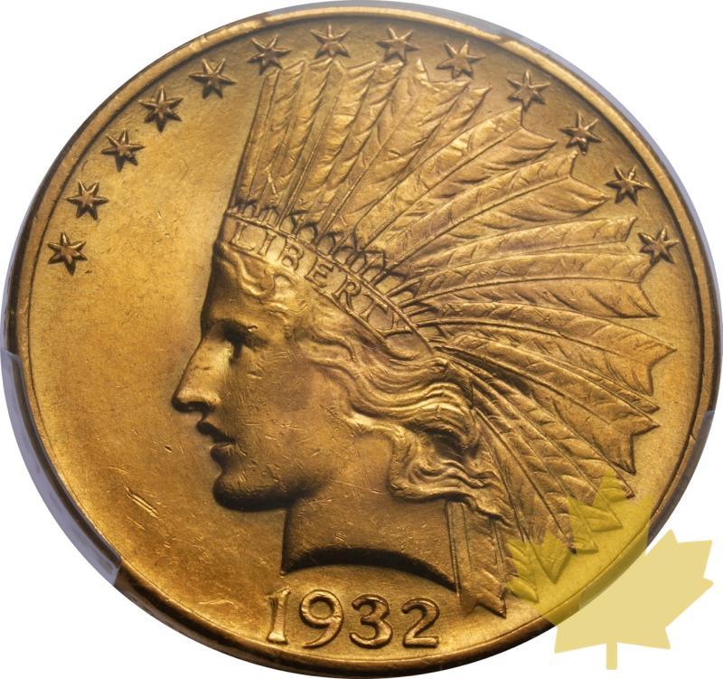 STATI UNITI D'AMERICA-1932-10 DOLLARS-INDIAN HEAD-PCGS MS63 - 20250220092544_ETATSUNIS-1932-10DOLLARS-A.jpeg