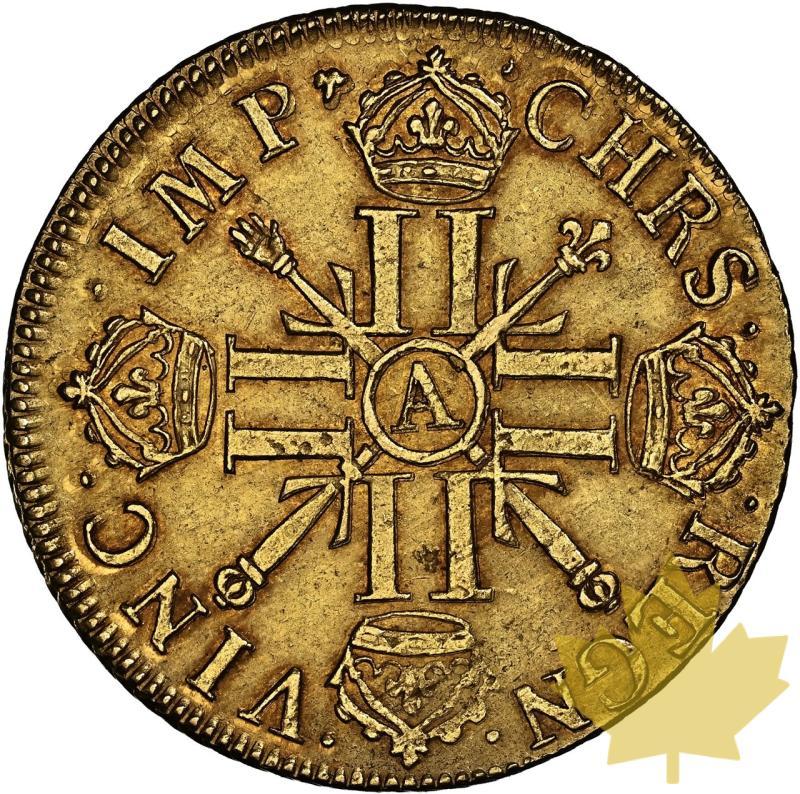 FRANCE-1701-A-2 LOUIS D'OR-LOUIS XIV-NGC AU58 - 20250313092448_FRANCE-1701-A-2LOUIS-r.jpeg