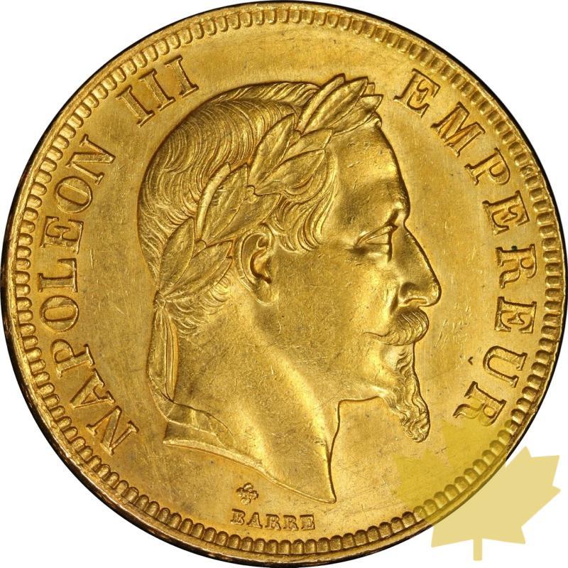 FRANCE-1868-BB-100 FRANCS-NAPOLEON III-PCGS AU55 - 20250313101422_FRANCE-1868-BB-100FR-a.jpeg