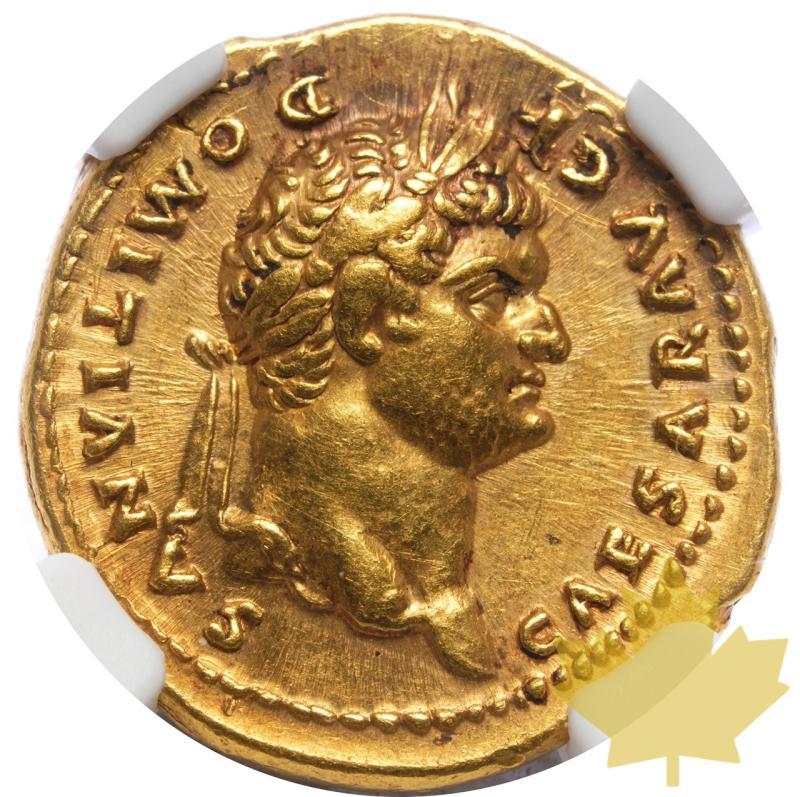 EMPIRE ROMAINE-81-96-AUREUS-DOMITIAN-NGC CHOICE XF 5/5;2/5 - 20250313134403_ROMANEMPIRE-81-96-AUREUS-a.jpeg