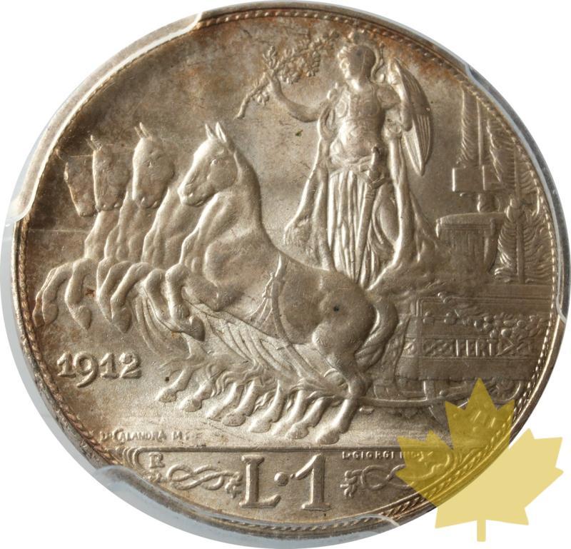 ITALIA-1912-R-LIRA-VITTORIO EMANUELE III-Quadriga -PCGS MS64+ - 20250411154418_ITALY-1912-R-LIRA-VITT-R.jpeg