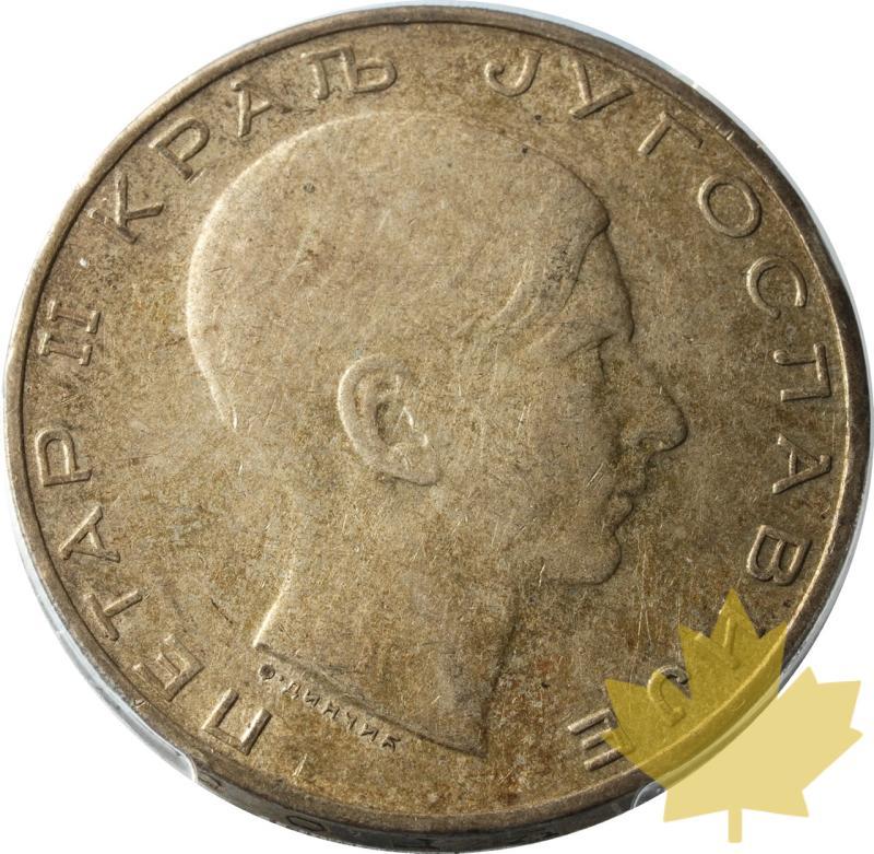 YUGOSLAVIA-1938-50 DINAR-PETER I-PCGS AU53 - 20250411155949_JUGOSLAVIA-1938-50DINAR-A.jpeg