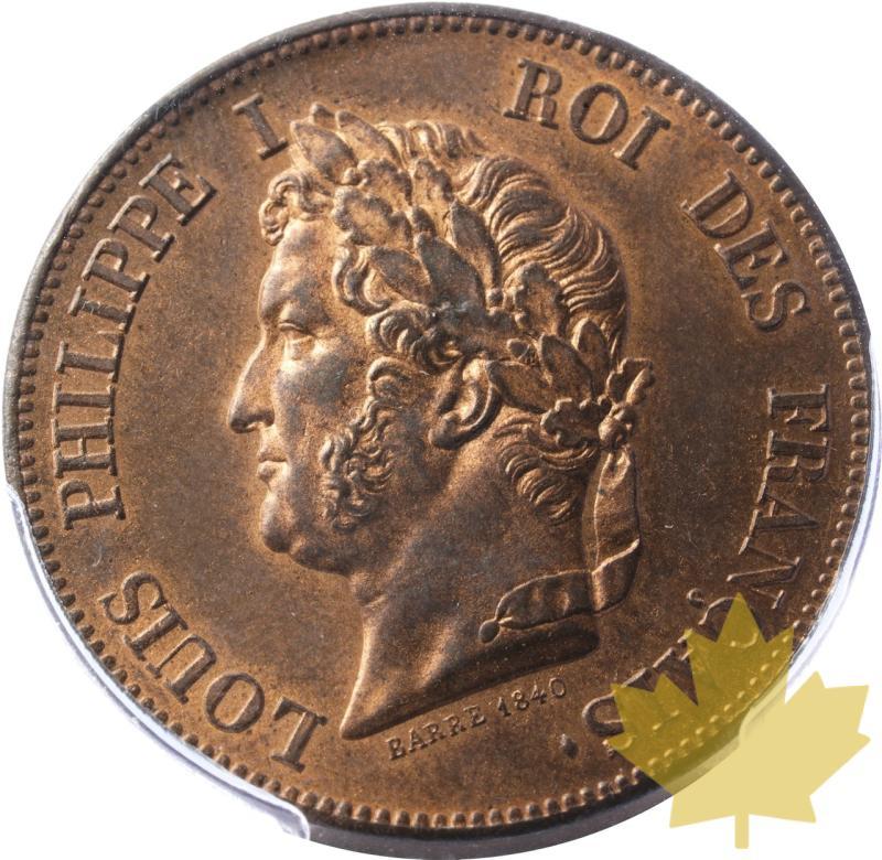 FRANCE-1846-10 CENTIMES-LOUIS PHILIPPE I-PCGS SP64RB - 20250424141422_FRANCE-1846-10CENT-a.jpeg
