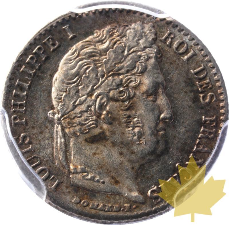 FRANCE-1840-A-1/4 FRANCS-LOUIS PHILIPPE-PCGS MS63 - 20250424164046_FRANCE-1840-A-14FRANCS-a.jpeg