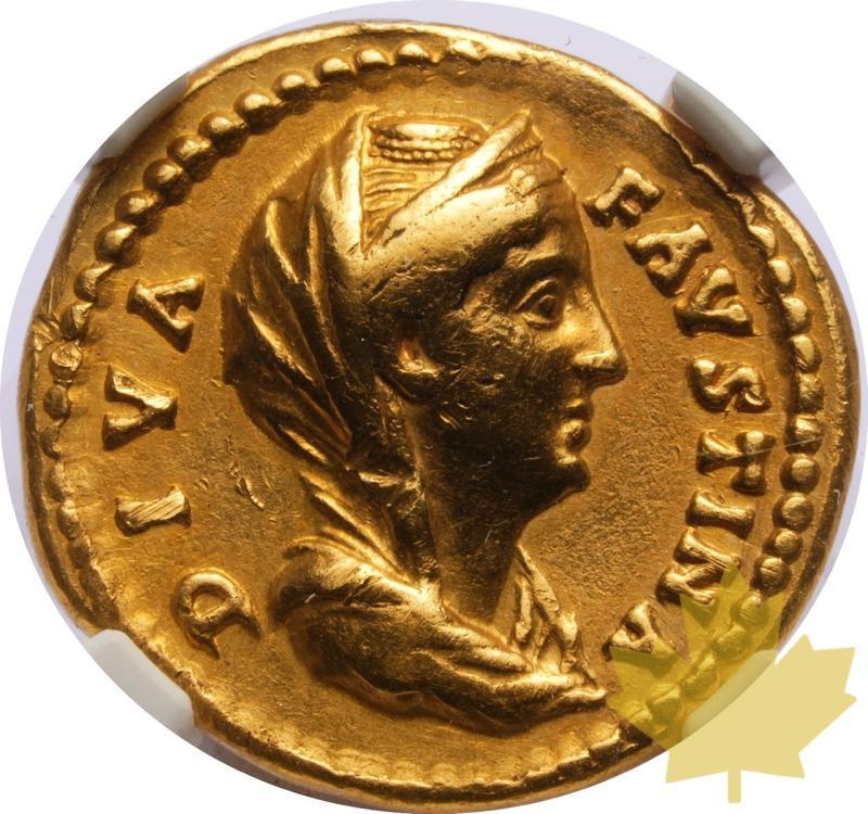 IMPERO ROMANO-138-140-AUREUS-FAUSTINA-NGC XF 5/5; 3/5 - 20250526114117_138-140-AUREUS-FAUSTINA-A.jpeg