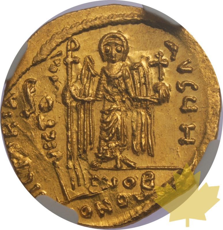 BYZANTINE EMPIRE-602-610-SOLIDUS-PHOCAS-NGC MS 2/5; 4/5 - 20250526144345_BYZANTINEEMPIRE-602-SOLIDUS-r.jpeg
